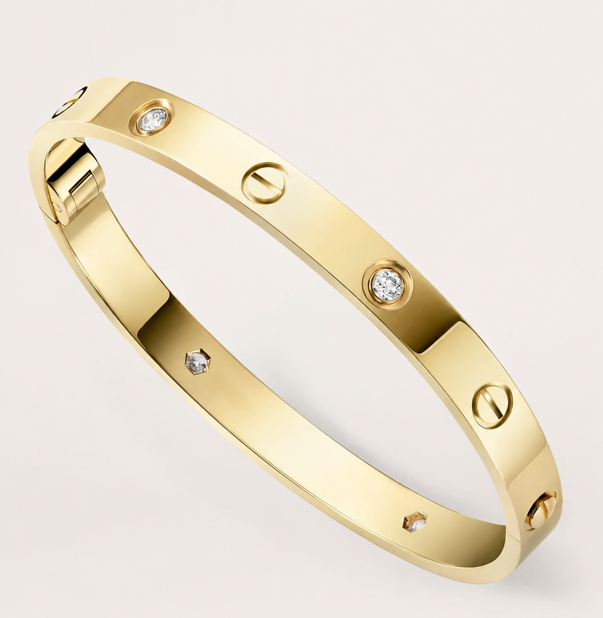 Classic Bracelet Bangle with Rhinestones
